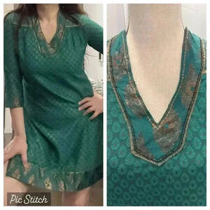 Vintage BIBA 1970s Boho Tunic XS